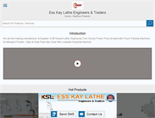 Tablet Screenshot of esskaymachine.com